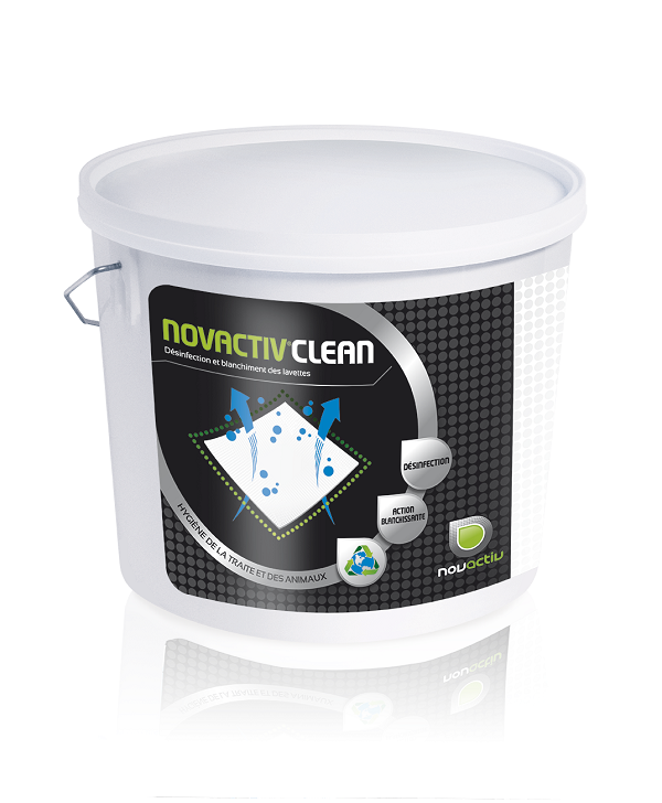 NOVACTIV® CLEAN : désinfection lavettes